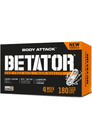 Body Attack Betator (HMB Free Acid) - 180 kapsler