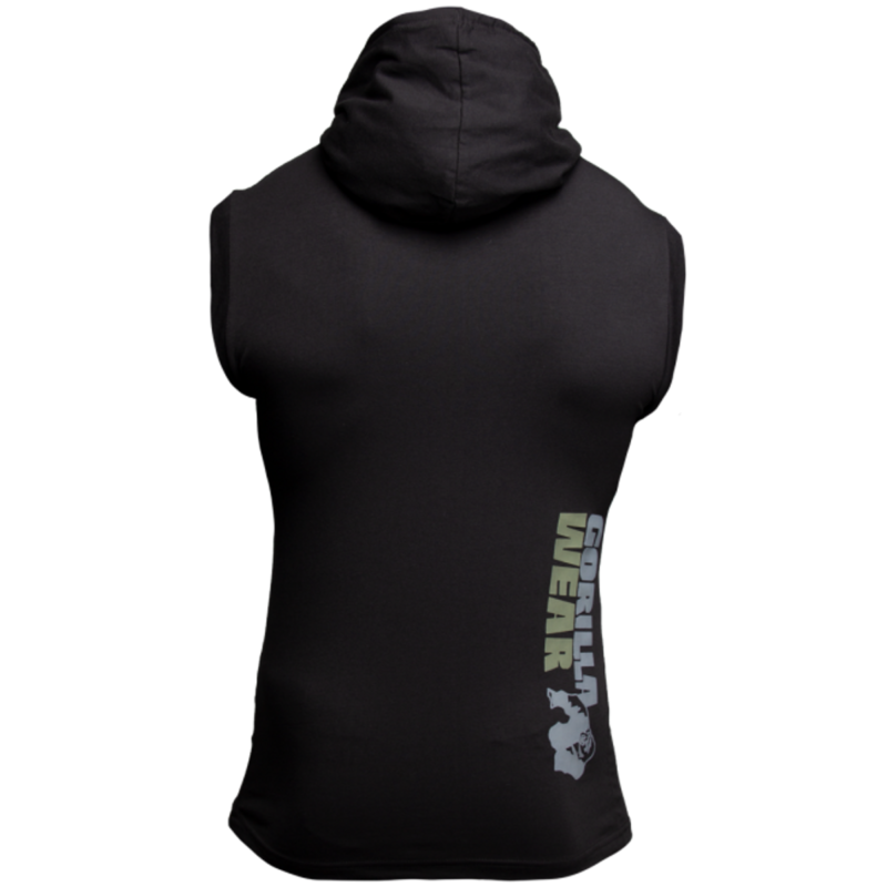 Melbourne S/L Hooded T-shirt - Sort S T-skjorter