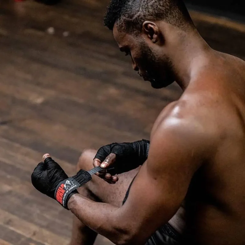 Boxing Hand Wraps - Sort 2,5 Meter Grep / Støtte