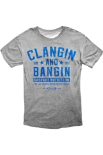 T-shirt Clangin and Bangin // Grey M T-skjorter