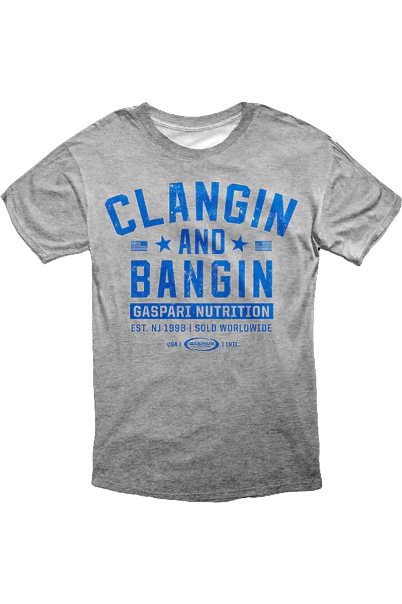 T-shirt Clangin and Bangin // Grey M T-shirt Clangin and Bangin // Grey M T-skjorter
