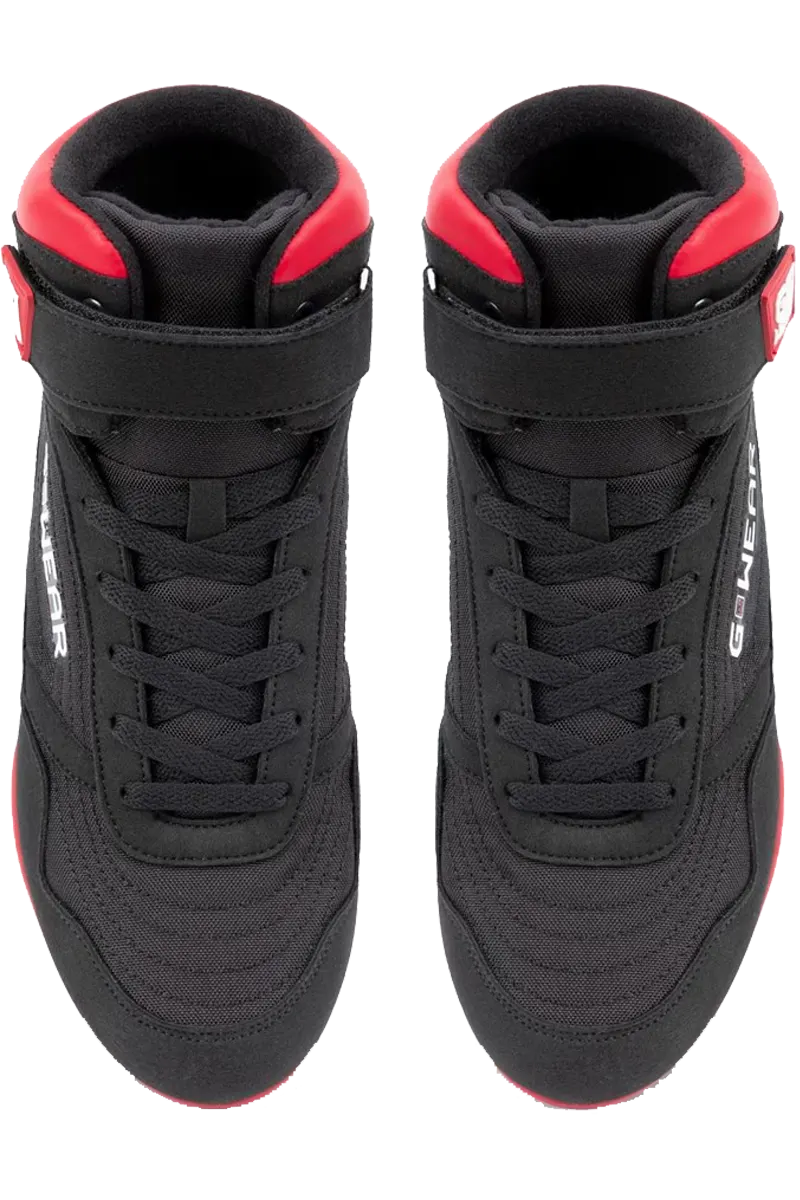 Gwear Classic High Tops - Black/Red 45 Sko