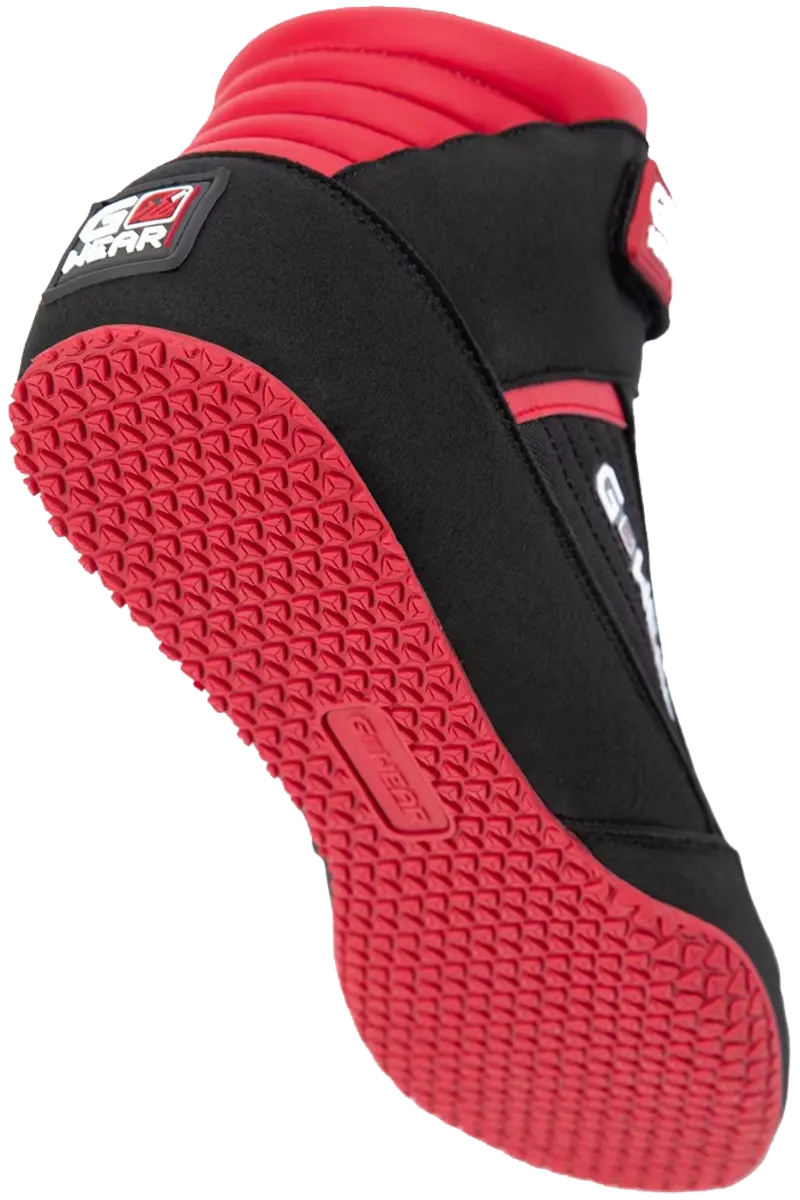 Gwear Classic High Tops - Black/Red 45 Sko