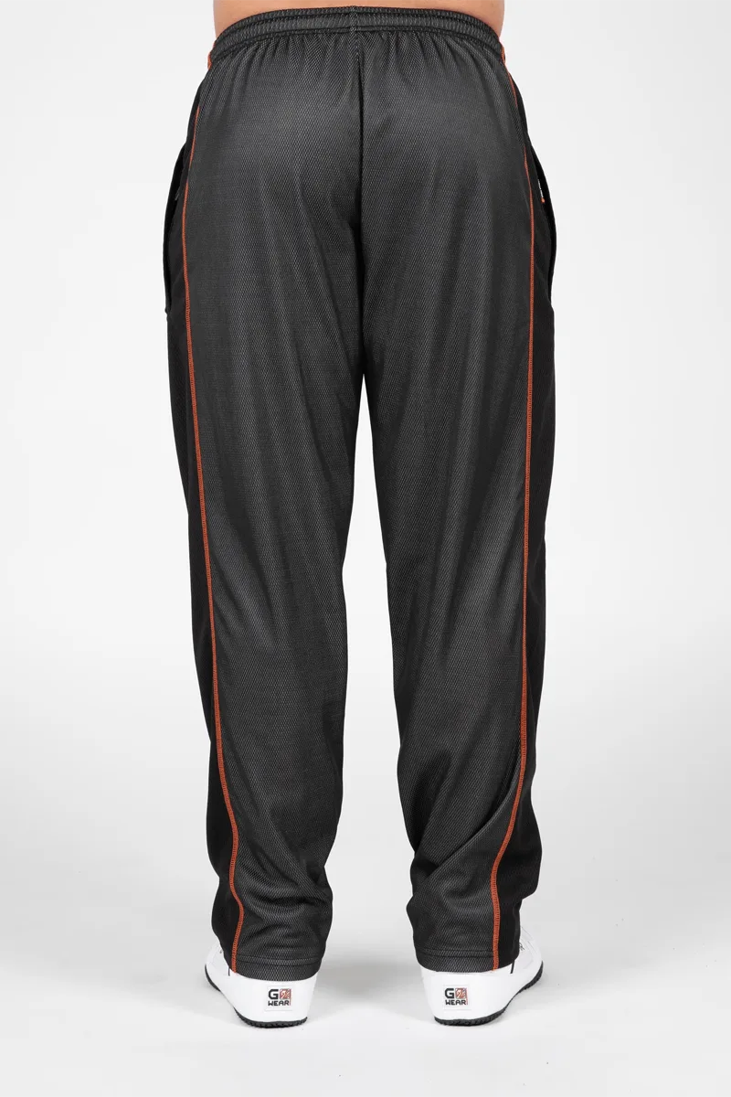 Wallace Mesh Pants - Gray/Orange S/M Treningsbukser