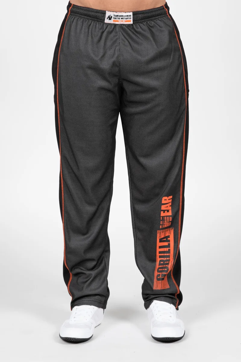 Wallace Mesh Pants - Gray/Orange 2XL/3XL Treningsbukser