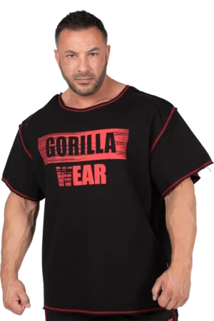 Wallace Workout Top - Black/Red