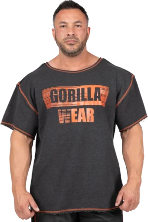 Wallace Workout Top - Gray/Orange