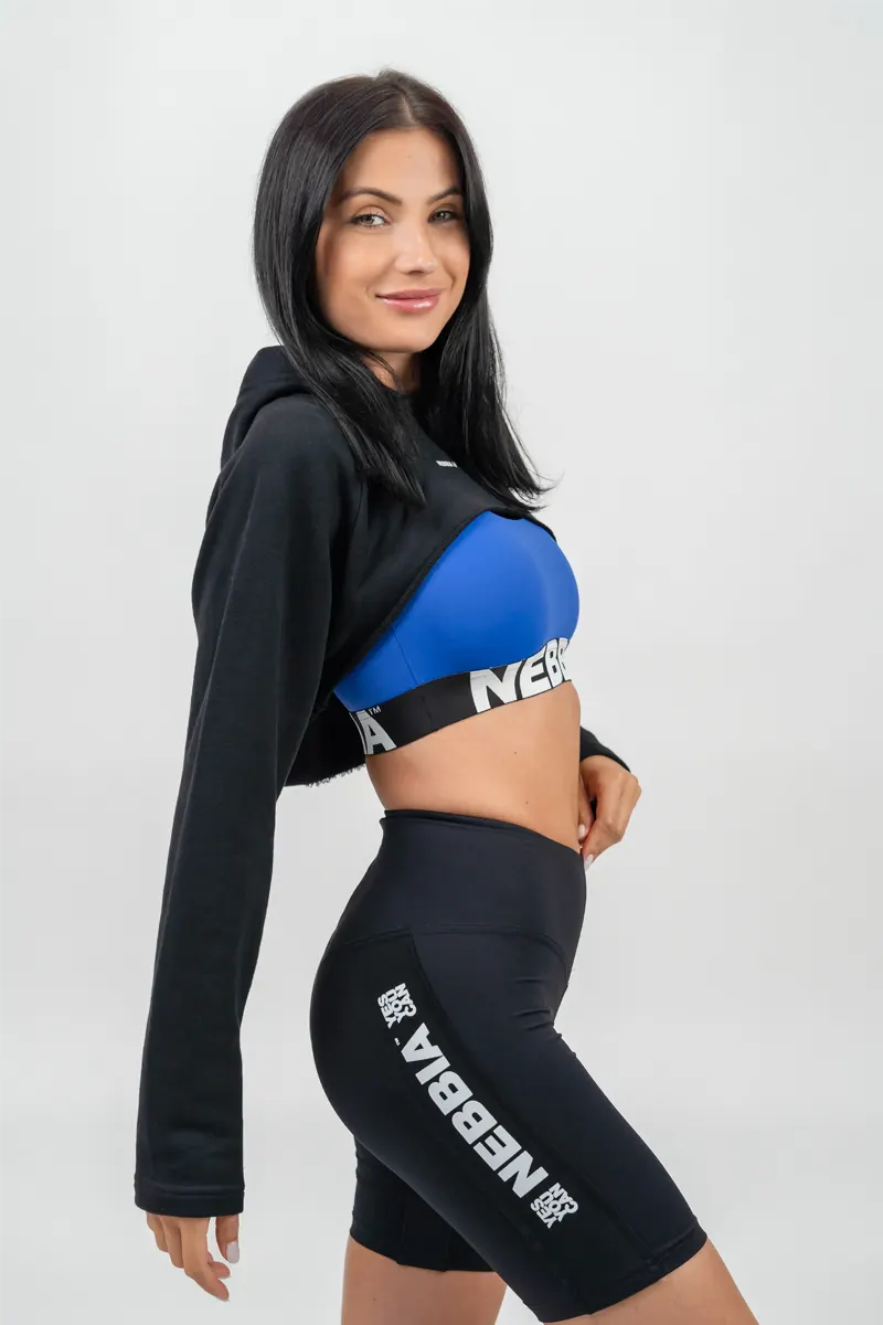 Nebbia Designer Cropped Hoodie XS Hoodies / Hettegensere