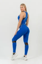 Fit Activewear Padded Sports Bra Blå - S Sports-BH