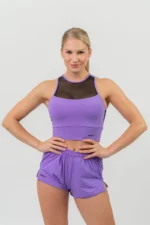 Fit Activewear Padded Sports Bra Blå - S Sports-BH