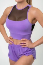 Fit Activewear Padded Sports Bra Blå - S Sports-BH