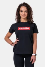 NEBBIA Basic T-skjorte Woman - Sort M T-skjorter