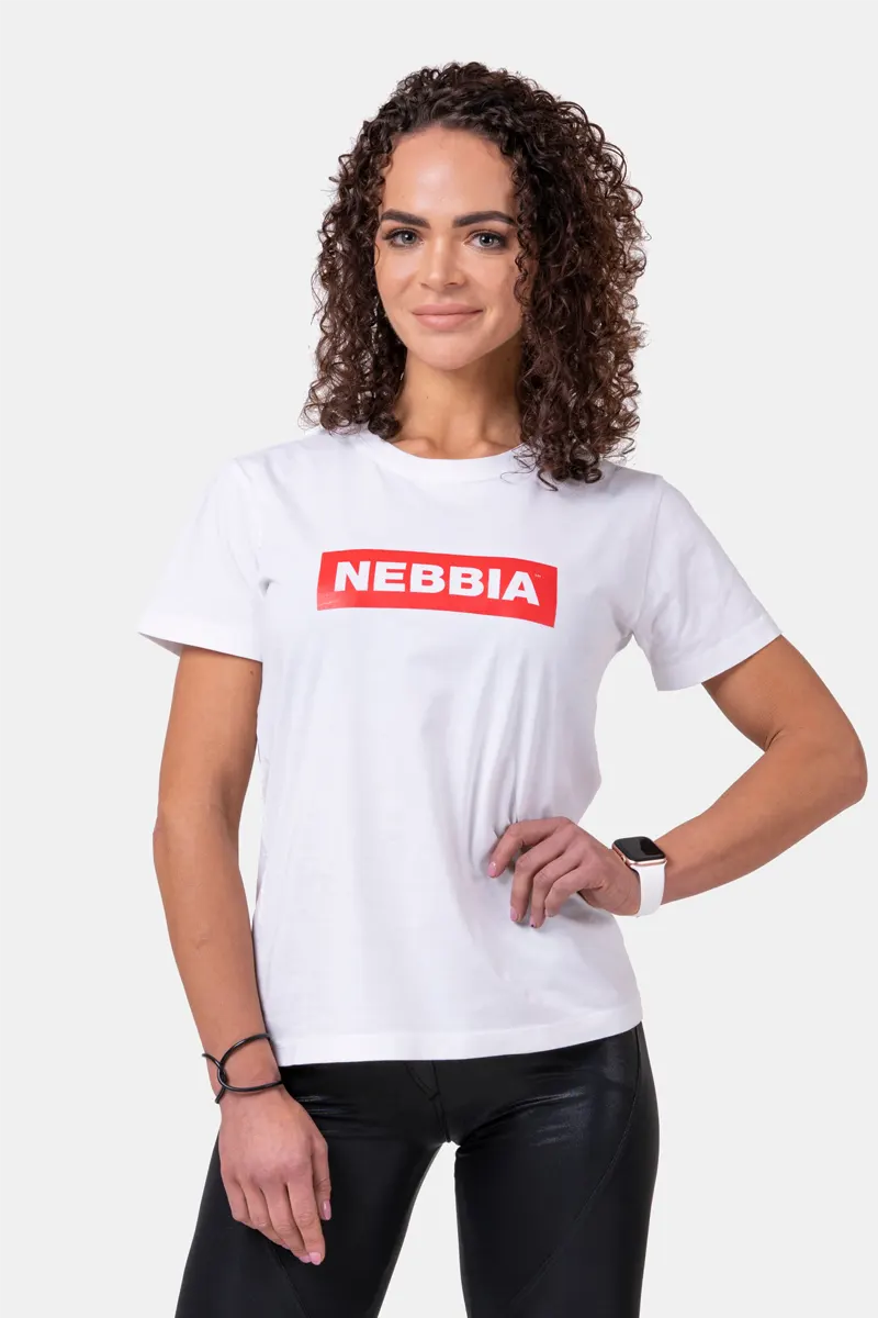 NEBBIA Basic T-skjorte Woman – Hvit XS NEBBIA Basic T-skjorte Woman - Hvit XS T-skjorter