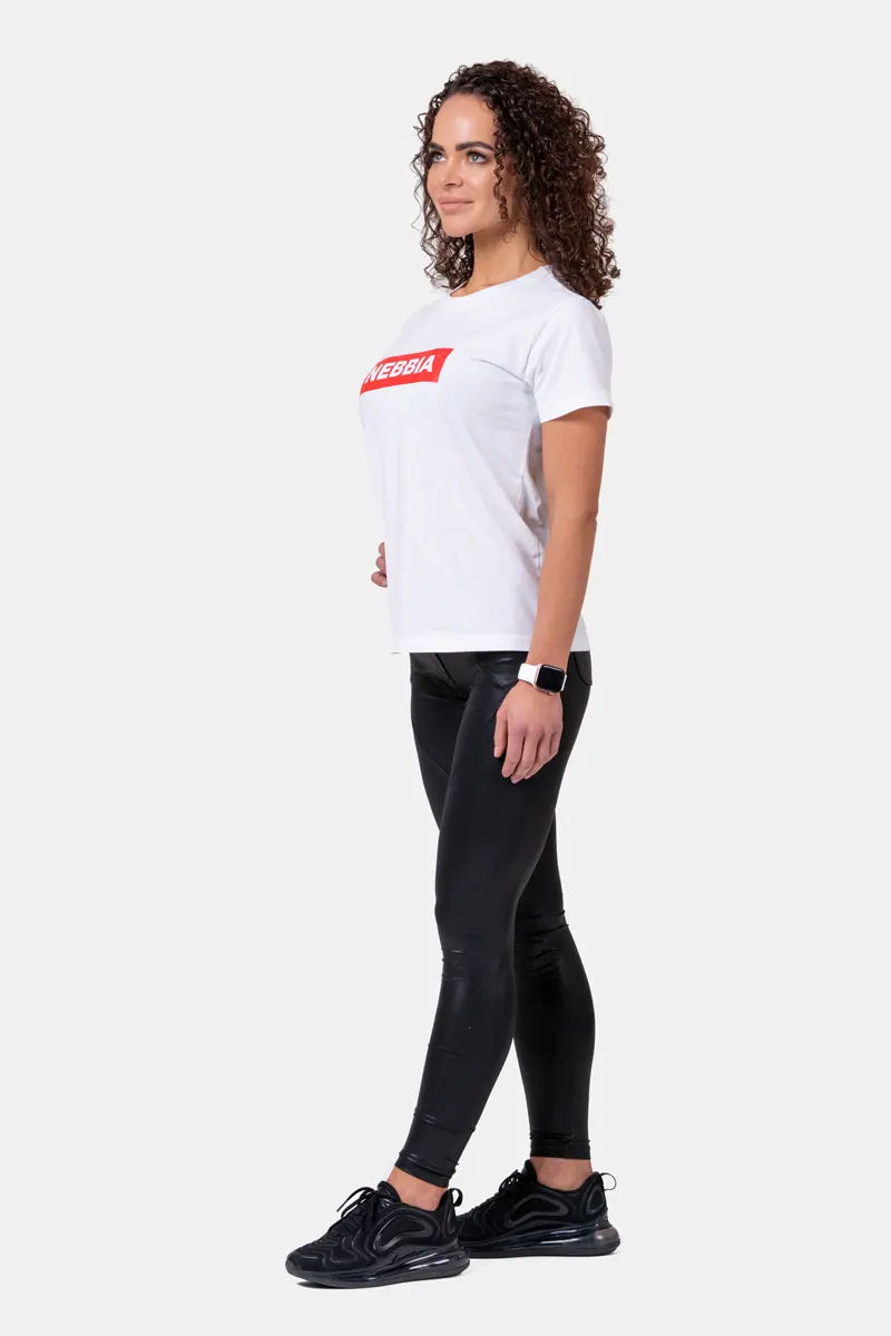 NEBBIA Basic T-skjorte Woman - Hvit S T-skjorter