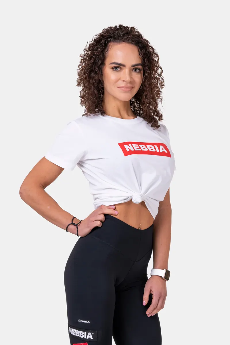NEBBIA Basic T-skjorte Woman - Hvit S T-skjorter