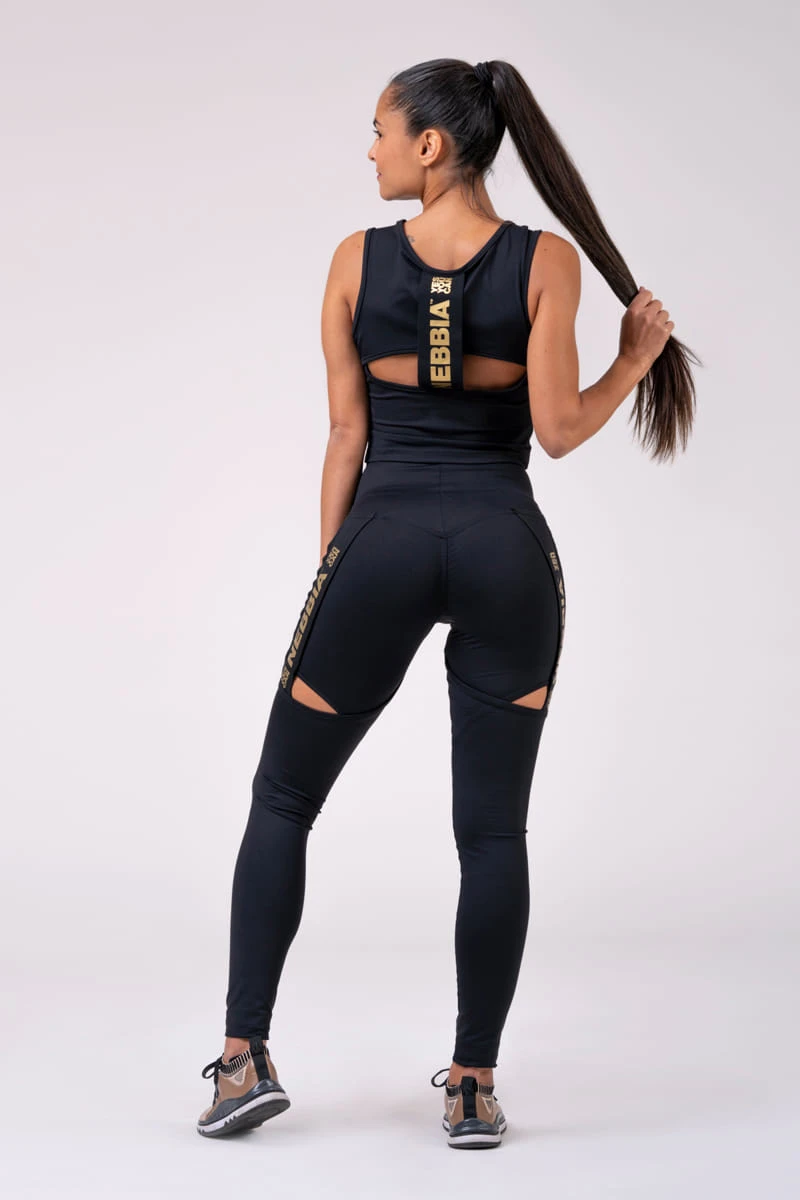Nebbia Honey Bunny Tank Top Sort - XS Topper