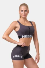 Smart Zip Front Sports Bra Sort - XS Topper