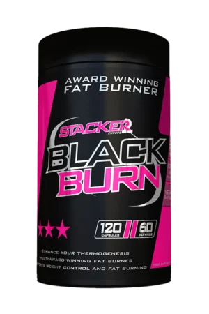 Stacker2 Europe Black Burn - 120 kapsler