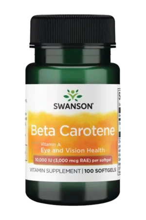 Swanson Beta Carotene - 100 kapsler