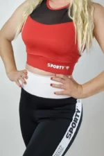 Signature Collection Mesh Sports-Top Rød - L Topper