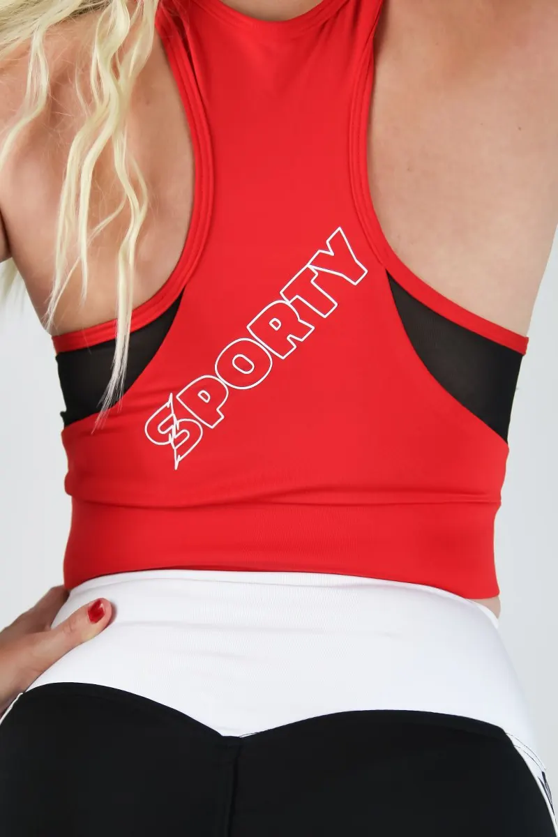 Signature Collection Mesh Sports-Top Sort - XS Topper