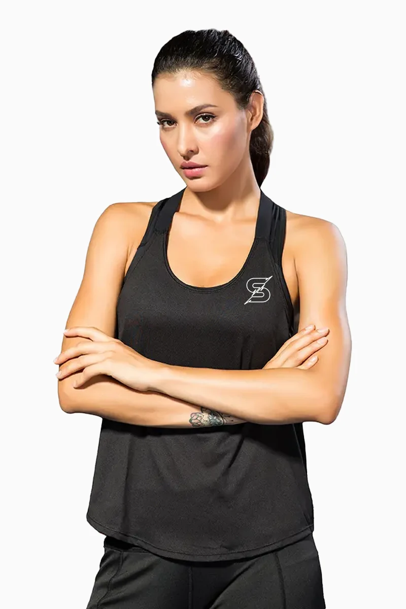 Sporty Energy Sport Singlet Black - XL Topper