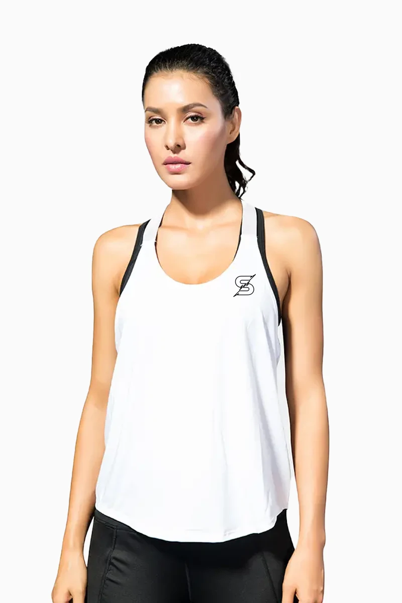 Sporty Energy Sport Singlet White - XL Topper