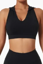 Crop Top Hoodie Sleeveless Purple - M Topper