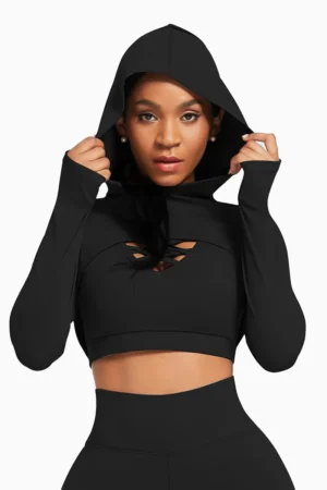 Sporty Rush Seamless Long Sleeve Cropped