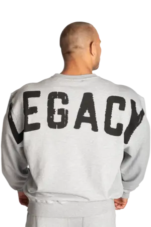 Better Bodies Legacy Sweater - Light Grey Melange XXL Overdeler