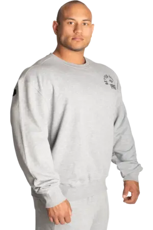 Better Bodies Legacy Sweater - Light Grey Melange S Overdeler