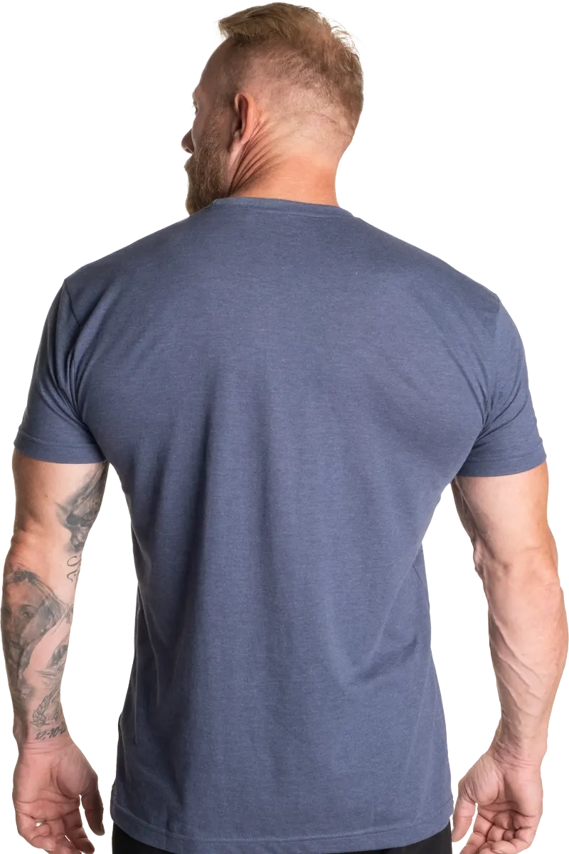 Better Bodies Recruit Tee - Sky Blue Melange S T-skjorter
