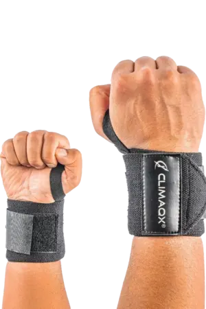 Climaqx Wristwraps - Black  Grep / Støtte