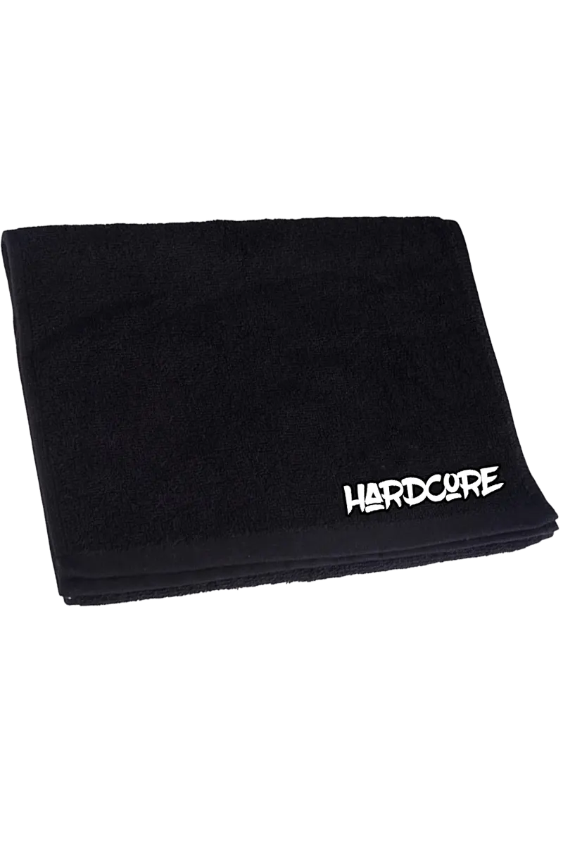 Hardcore Treningshåndkle - Sort  Håndklær