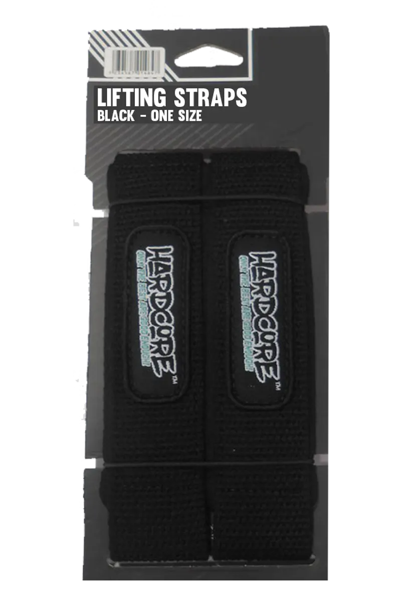 Hardcore Lifting Straps Black Grep / Støtte