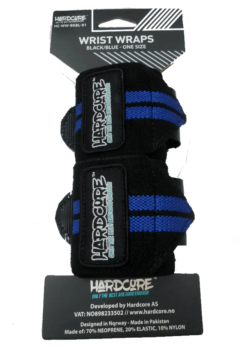 Hardcore Wrist Wraps Black Grep / Støtte