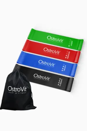 OstroVit Treningsstrikker 4 stk + pose  Vekter / Strikk
