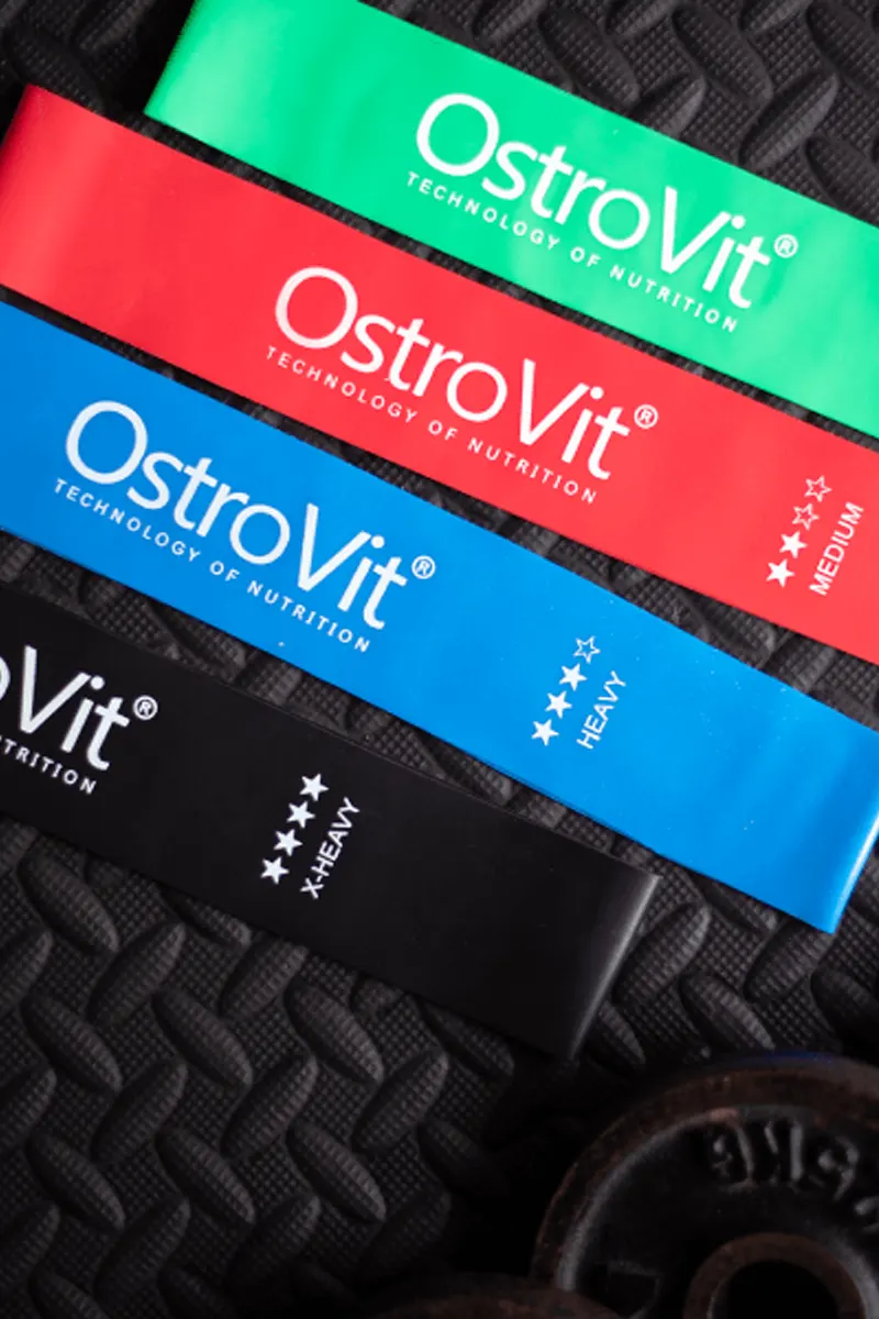 OstroVit Treningsstrikker 4 stk + pose  Vekter / Strikk
