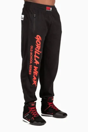 Augustine Old School Pants - Sort/Rød S/M Treningsbukser