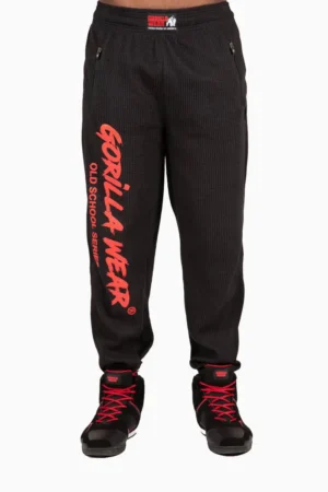 Augustine Old School Pants - Sort/Rød S/M Treningsbukser