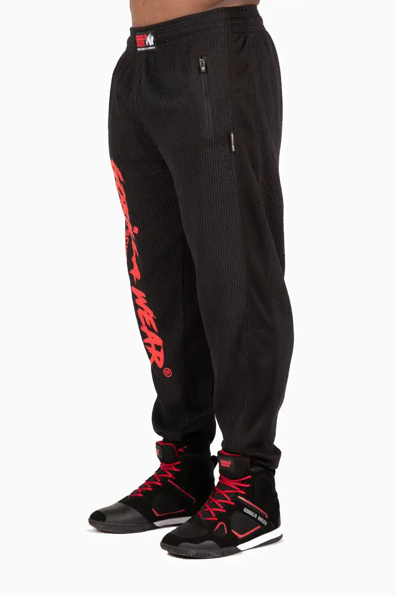 Augustine Old School Pants - Sort/Rød S/M Treningsbukser