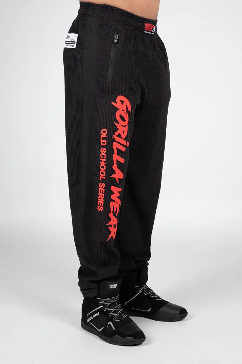 Augustine Old School Pants - Sort/Rød S/M Treningsbukser
