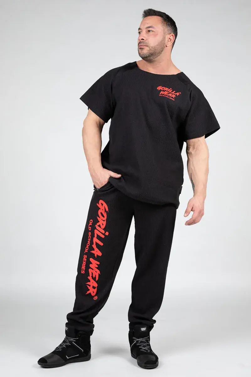 Augustine Old School Pants - Sort/Rød S/M Treningsbukser