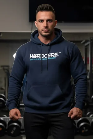 Hardcore Premium Hoodie - Navy XL Hoodies / Hettegensere