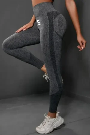 Sporty Seamless Comfort Tights Blue - S Tights / Leggings