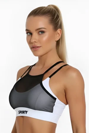 Sporty Impact Mesh Bra S Sports-BH