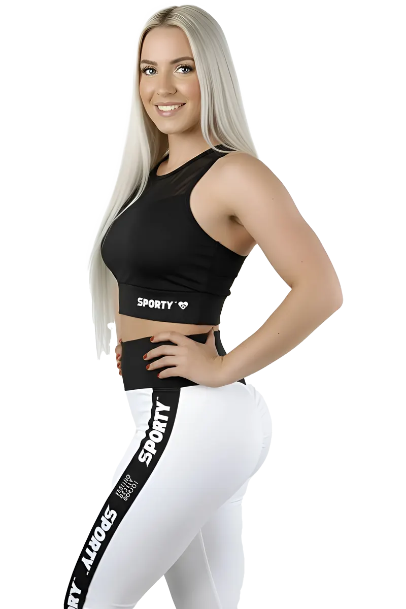 Sporty Signature Collection Tights Hvit - XS Tights / Leggings